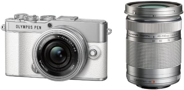 美品 OM SYSTEM PEN E-P7 ダブルズームキットショット数606回 OM SYSTEM PEN E-P7 EZ Double Zoom Kit White – JAPANSHOPTOKYO