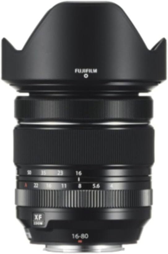 FUJIFILM X Interchangeable Lens Fujinon Zoom Standard 16-80mm F4 Constant OIS Weather Resistant Aperture Ring F XF16-80MMF4 R OIS WR
