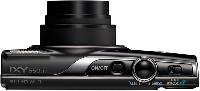 Canon Compact Digital Camera IXY 650m Black, 12x Optical Zoom, Wi-Fi Compatible IXY650mBK