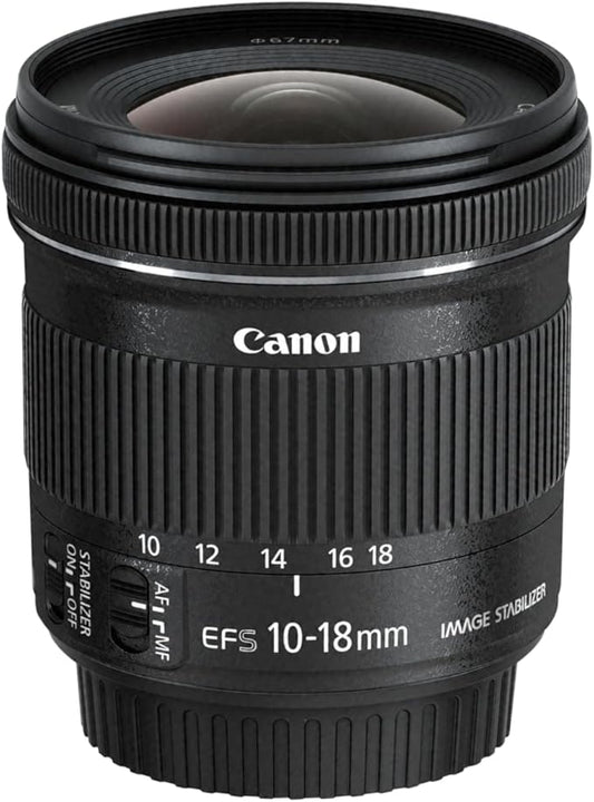 Canon EF-S 10-18mm f/4.5-5.6 IS STM Ultra-Wide Zoom Lens for APS-C (EF-S10-18ISSTM)