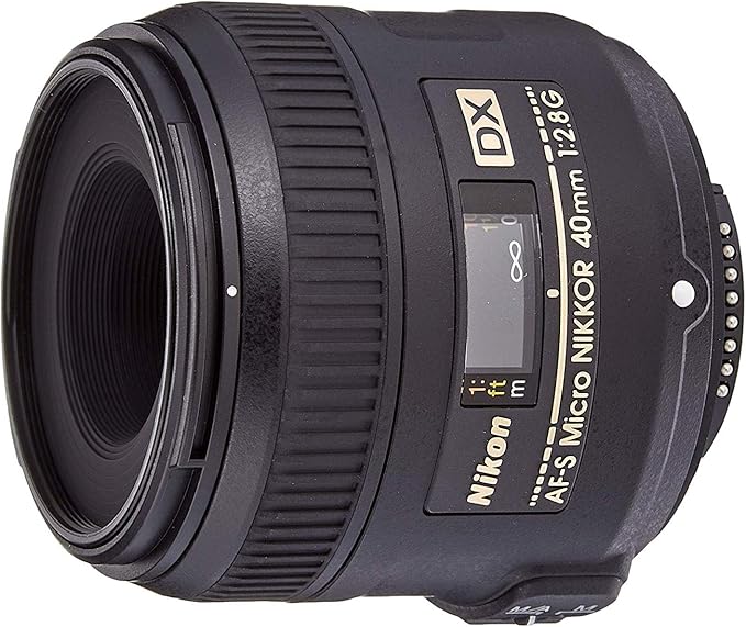 Nikon AF-S DX Micro NIKKOR 40mm f/2.8G Prime Macro Lens for Nikon DX Format