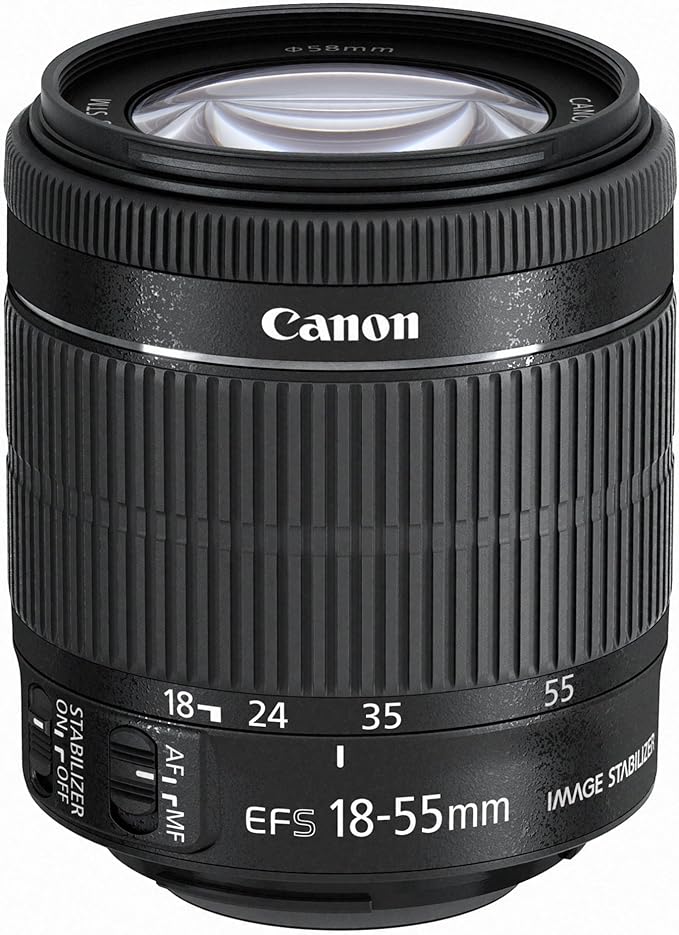 Canon Standard Zoom Lens EF-S18-55mm F3.5-5.6 IS STM for APS-C