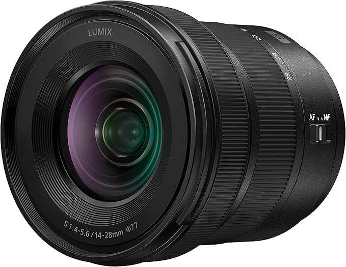 Panasonic Ultra-wide Zoom Lens Full-Frame Mirrorless Interchangeable Lens for L-Mount System LUMIX S 14-28mm F4-5.6 S-R1428