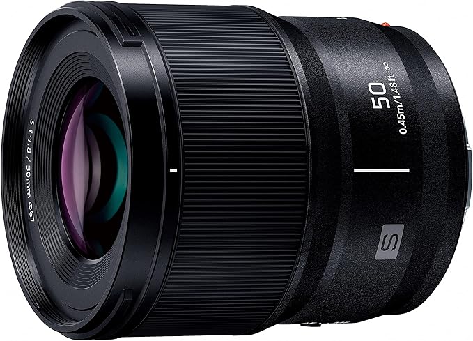 Panasonic Large Aperture Standard Prime Lens for Full-Frame Mirrorless Cameras, L-Mount System, LUMIX S 50mm F1.8 S-S50