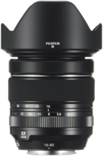 FUJIFILM X Interchangeable Lens Fujinon Zoom Standard 16-80mm F4 Constant OIS Weather Resistant Aperture Ring F XF16-80MMF4 R OIS WR