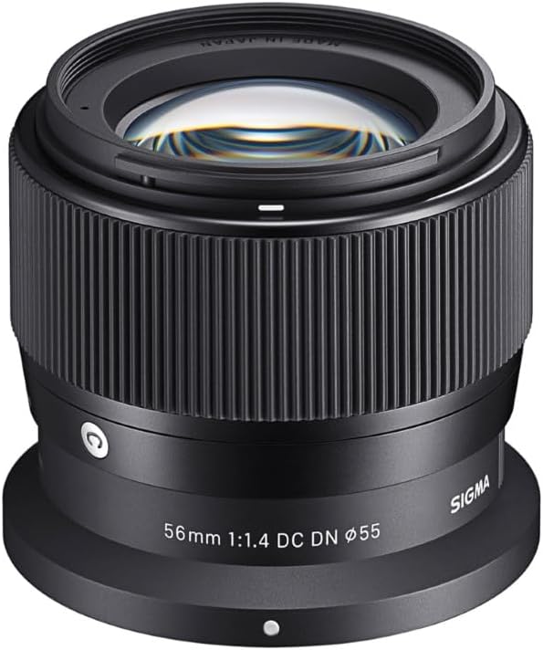 Sigma 56mm F1.4 DC DN Lens for Nikon Z Mount, Prime Telephoto, APS-C, Mirrorless, Contemporary