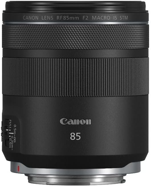 Canon RF85mm F2 Macro IS STM Lens for Full-Frame Mirrorless Cameras