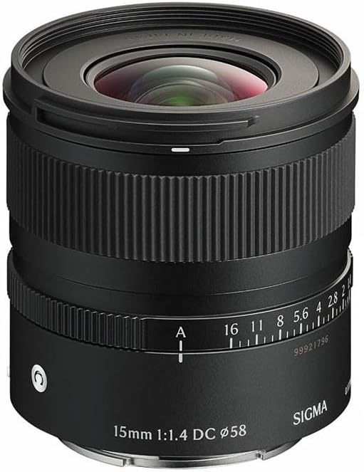 Sigma 15mm F1.4 DC | C for Sony E.
