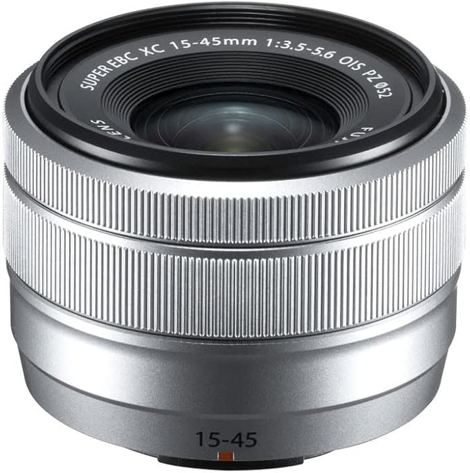 FUJIFILM X Interchangeable Lens Fujinon Zoom Standard Compact XC15-45mm Image Stabilization Power Zoom Silver F XC15-45MMF3.5-5.6OIS PZ S