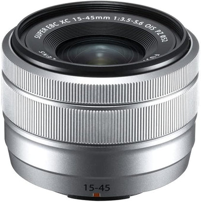 FUJIFILM X Interchangeable Lens Fujinon Zoom Standard Compact XC15-45mm Image Stabilization Power Zoom Silver F XC15-45MMF3.5-5.6OIS PZ S