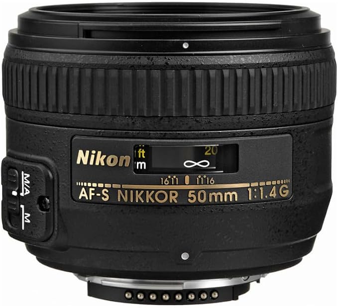 Nikon AF-S NIKKOR 50mm f/1.4G Prime Lens for Full-Frame Cameras