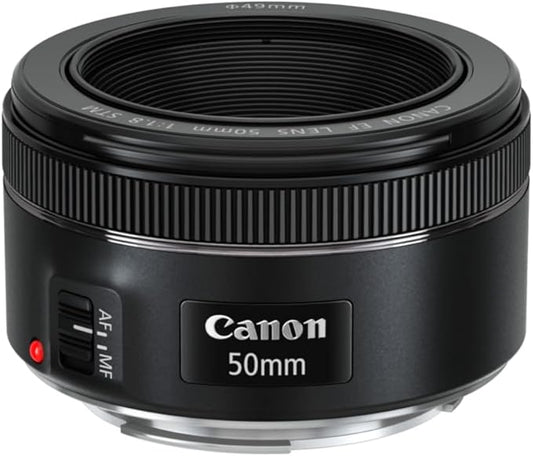 Canon EF 50mm f/1.8 STM Lens for Canon EF Cameras EF5018STM
