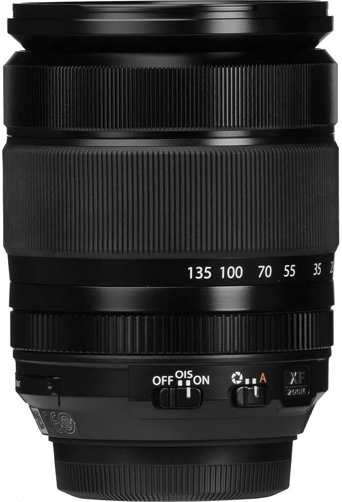FUJIFILM X Interchangeable Lens Fujinon Zoom High Magnification 18-135mm Image Stabilization Dust- and Weather-Resistant, Low-Temperature Resistant Linear Motor (Quiet) Aperture Ring F XF18-135mmF3.5-5.6 R LM OIS WR
