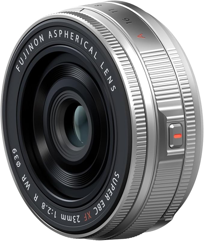 Fujifilm X Interchangeable Lens Fujinon Prime Semi-wide-angle Compact 23mm F2.8 Dust- and Weather-resistant and Low-temperature Resistant Aperture Ring Silver F XF23MMF2.8 R WR S