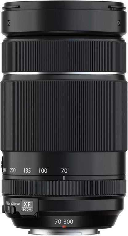 FUJIFILM X Interchangeable Lens FUJINON Zoom Super Telephoto Compact 70-300mm Image Stabilization Dust and Weather Resistant, Low-Temperature Resistant Linear Motor (Quiet) Aperture Ring F XF70-300MMF4-5.6 R LM OIS WR Black