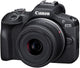 Canon Mirrorless Camera EOS R100 Standard Zoom Lens Kit (RF-S18-45) Black/APS-C/Approx. 356g EOSR100-1845ISSTMLK