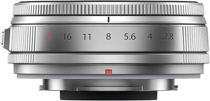 Fujifilm X Interchangeable Lens Fujinon Prime Semi-wide-angle Compact 23mm F2.8 Dust- and Weather-resistant and Low-temperature Resistant Aperture Ring Silver F XF23MMF2.8 R WR S