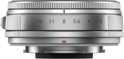 Fujifilm X Interchangeable Lens Fujinon Prime Semi-wide-angle Compact 23mm F2.8 Dust- and Weather-resistant and Low-temperature Resistant Aperture Ring Silver F XF23MMF2.8 R WR S