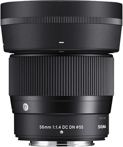 Sigma 56mm F1.4 DC DN Lens for Nikon Z Mount, Prime Telephoto, APS-C, Mirrorless, Contemporary