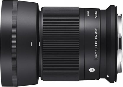 Sigma 30mm F1.4 DC DN Contemporary Lens for Canon RF Mount APS-C Mirrorless