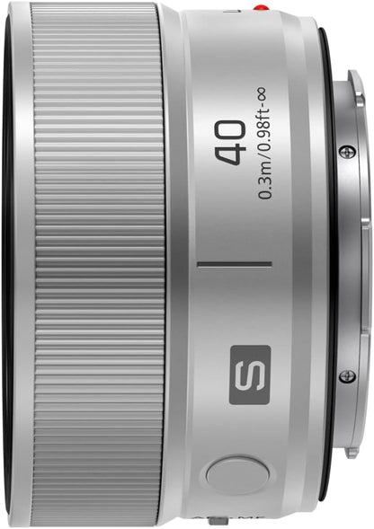Panasonic S Series Interchangeable Lens LUMIX 40mm F2.0 Silver S-S40-S