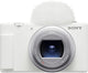 SONY Compact Digital Camera VLOGCAM Vlog Camera ZV-1II Body with Windscreen, 18-50mm F1.8-4.0 Zoom Lens, White ZV-1M2 W