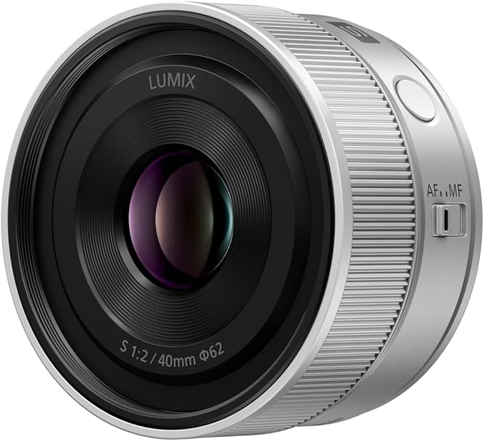 Panasonic S Series Interchangeable Lens LUMIX 40mm F2.0 Silver S-S40-S