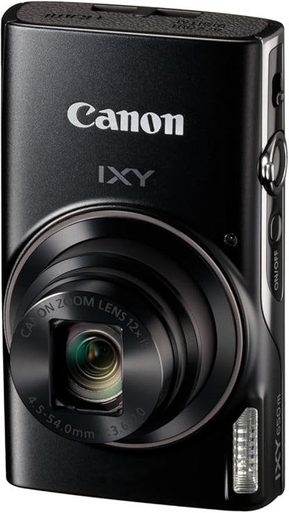 Canon Compact Digital Camera IXY 650m Black, 12x Optical Zoom, Wi-Fi Compatible IXY650mBK