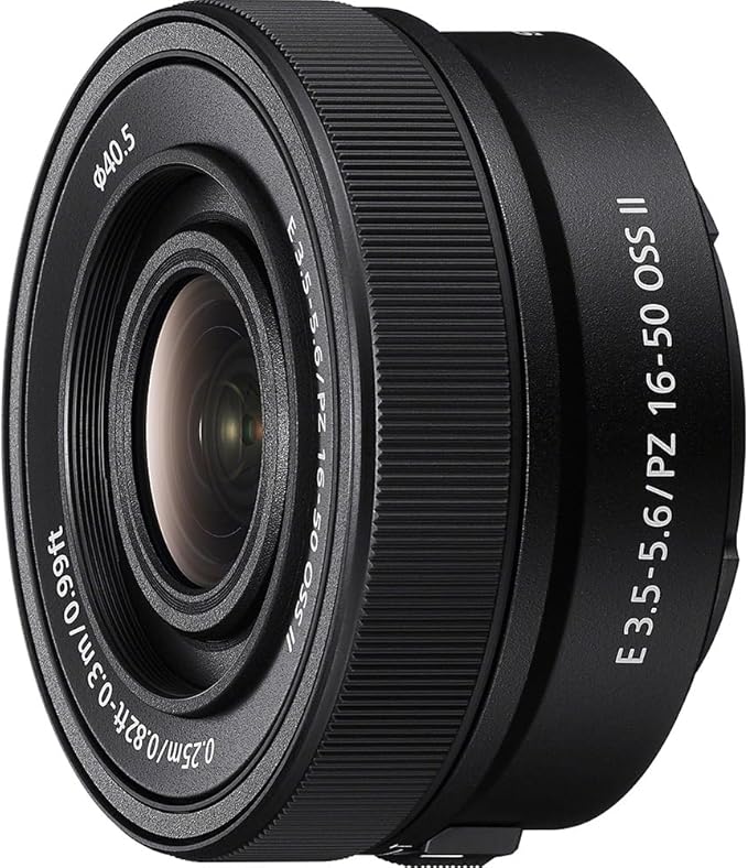 SONY Standard Power Zoom Lens APS-C E PZ 16-50mm F3.5-5.6 OSS II for α[E-mount] Digital Interchangeable Lens Camera, Genuine Lens SELP16502