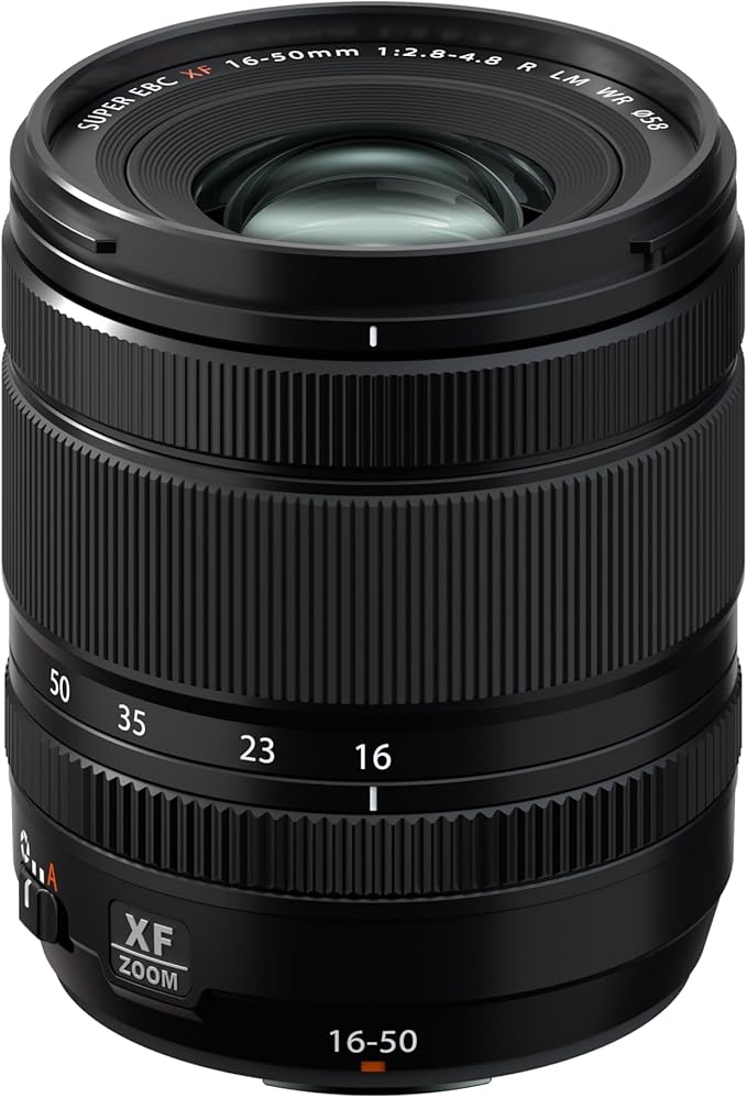 FUJIFILM X Interchangeable Lens Fujinon Zoom Standard Large Aperture 16-50mm F2.8-4.8 Dust and Weather Resistant, Low-Temperature Resistant, Linear Motor (Silent), Aperture Ring F XF16-50MMF2.8-4.8 R LM WR