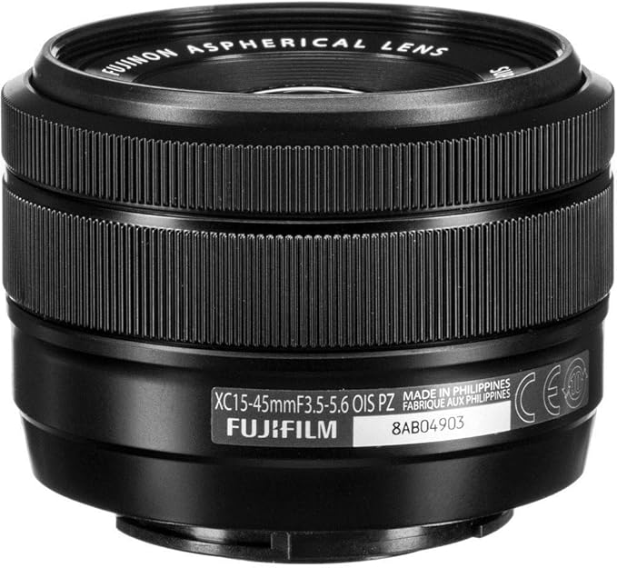 Fujifilm X Interchangeable Lens Fujinon Zoom Standard Compact XC15-45mm Image Stabilization Power Zoom Black F XC15-45MMF3.5-5.6OIS PZ B