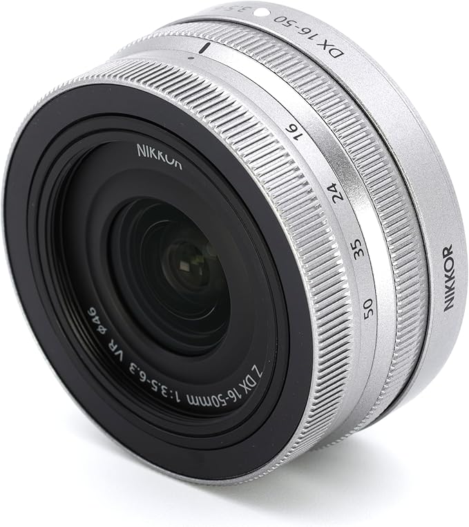 Nikon NIKKOR Z DX 16-50mm f/3.5-6.3 VR Silver Standard Zoom Lens Z Mount DX Lens NZDXVR16-50SL