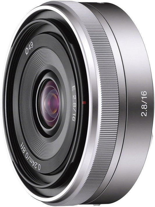 SONY E 16mm F2.8 Prime Lens for Sony E-Mount APS-C (SEL16F28)