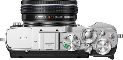 OLYMPUS PEN E-P7 14-42mm EZ Lens Kit Silver