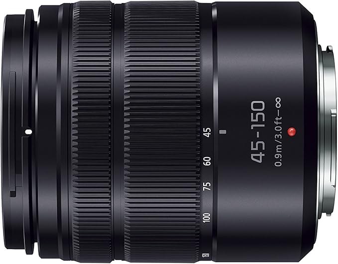 Panasonic Telephoto Zoom Lens for Micro Four Thirds LUMIX G VARIO 45-150mm/F4.0-5.6 ASPH. /MEGA O.I.S. Black H-FS45150-KA