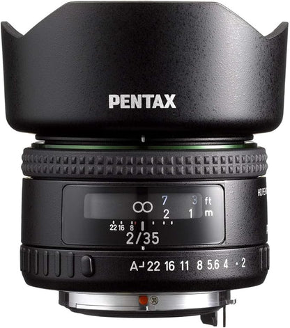 PENTAX HD PENTAX-FA35mmF2 Wide-Angle Prime Lens [Full-frame compatible] [Excellent imaging performance] [High-performance HD coating] [Compact and lightweight design] [Close-up shooting 30cm] [PENTAX K-series SLR cameras feature in-body shake reduction]
