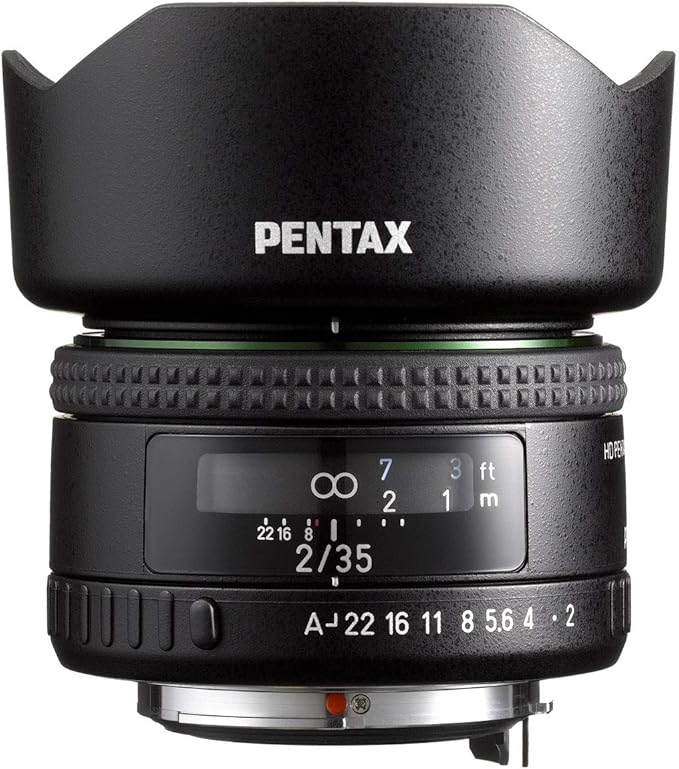 PENTAX HD PENTAX-FA35mmF2 Wide-Angle Prime Lens [Full-frame compatible] [Excellent imaging performance] [High-performance HD coating] [Compact and lightweight design] [Close-up shooting 30cm] [PENTAX K-series SLR cameras feature in-body shake reduction]