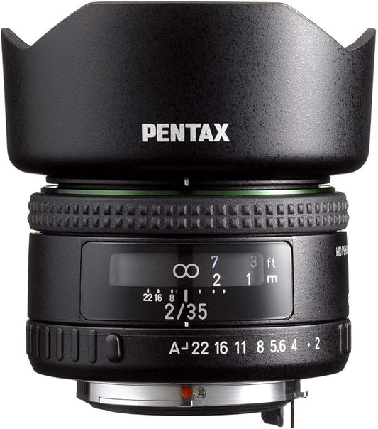 PENTAX HD PENTAX-FA35mmF2 Wide-Angle Prime Lens [Full-frame compatible] [Excellent imaging performance] [High-performance HD coating] [Compact and lightweight design] [Close-up shooting 30cm] [PENTAX K-series SLR cameras feature in-body shake reduction]