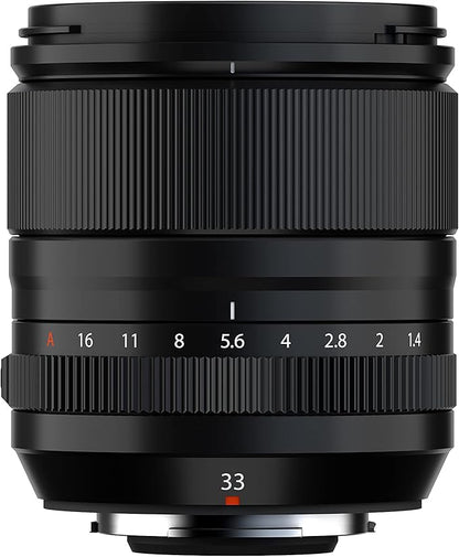 FUJIFILM X Interchangeable Lens Fujinon Prime Standard Large Aperture 33mm F1.4 Dust/Drip/Low-Temperature Resistant Linear Motor (Quiet) Aperture Ring F XF33MMF1.4 R LM WR