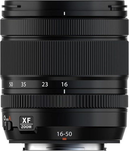 FUJIFILM X Interchangeable Lens Fujinon Zoom Standard Large Aperture 16-50mm F2.8-4.8 Dust and Weather Resistant, Low-Temperature Resistant, Linear Motor (Silent), Aperture Ring F XF16-50MMF2.8-4.8 R LM WR