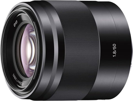 SONY (Sony) Telephoto prime lens APS-C E 50mm F1.8 OSS for Digital SLR Camera α [E-mount] Genuine Lens SEL50F18 Black