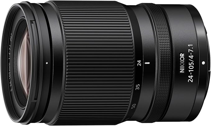 Nikon NIKKOR Z 24-105mm f/4-7.1 Z Mount Full-Frame Standard Zoom Lens for Travel, Snapshots, Children