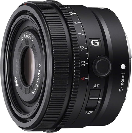 SONY Standard Prime Lens Full-Frame FE 50mm F2.5 G G Lens for α [E-mount] Digital Interchangeable Lens Camera, Genuine Lens SEL50F25G