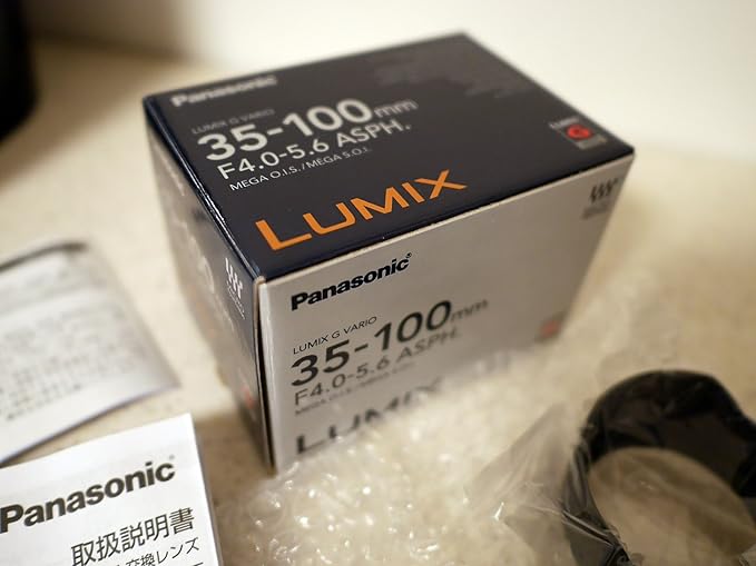 Panasonic Telephoto Zoom Lens LUMIX G VARIO 35-100mm F4.0-5.6 for Micro Four Thirds, H-FS35100-K, Black
