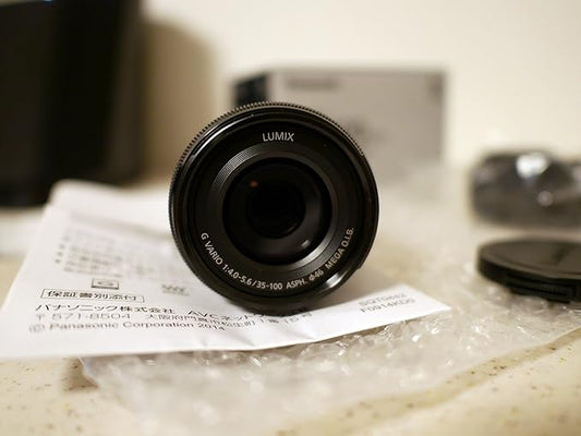 Panasonic Telephoto Zoom Lens LUMIX G VARIO 35-100mm F4.0-5.6 for Micro Four Thirds, H-FS35100-K, Black