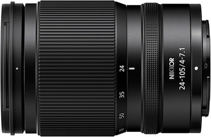 Nikon NIKKOR Z 24-105mm f/4-7.1 Z Mount Full-Frame Standard Zoom Lens for Travel, Snapshots, Children