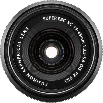 Fujifilm X Interchangeable Lens Fujinon Zoom Standard Compact XC15-45mm Image Stabilization Power Zoom Black F XC15-45MMF3.5-5.6OIS PZ B
