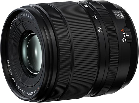 FUJIFILM X Interchangeable Lens Fujinon Zoom Standard Large Aperture 16-50mm F2.8-4.8 Dust and Weather Resistant, Low-Temperature Resistant, Linear Motor (Silent), Aperture Ring F XF16-50MMF2.8-4.8 R LM WR