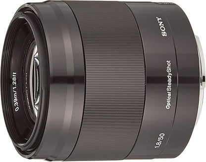 SONY (Sony) Telephoto prime lens APS-C E 50mm F1.8 OSS for Digital SLR Camera α [E-mount] Genuine Lens SEL50F18 Black