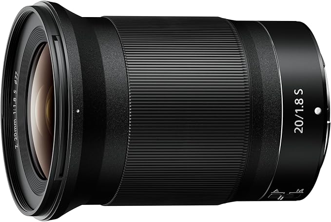 Nikon NIKKOR Z 20mm f/1.8 S Fixed Focal Length Lens for Z-Mount Full-Frame S-Line NZ20 1.8